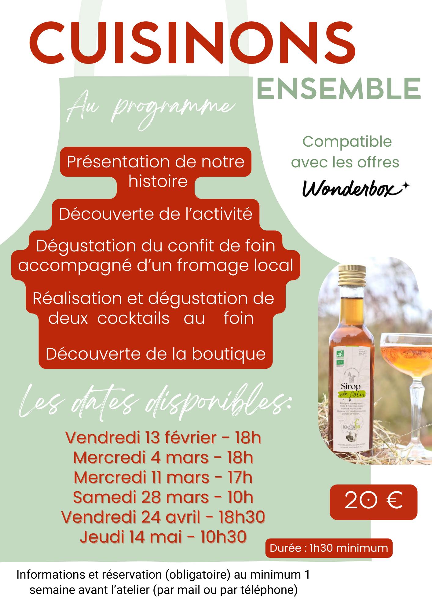 Atelier découverte du foin culinaire