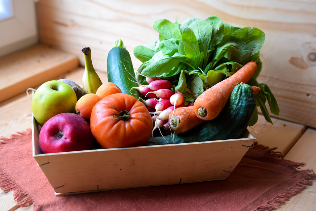 Paniers de fruits et légumes bio de saison