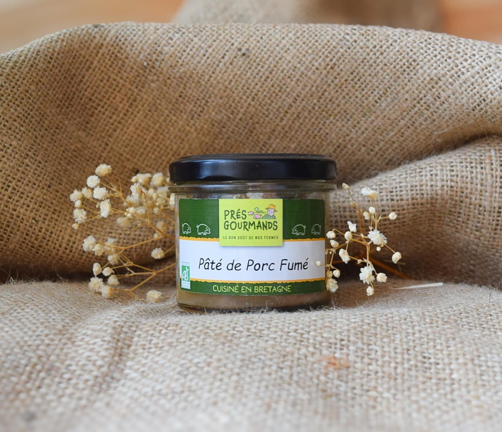 Pâté de porc fumé BIO 90g