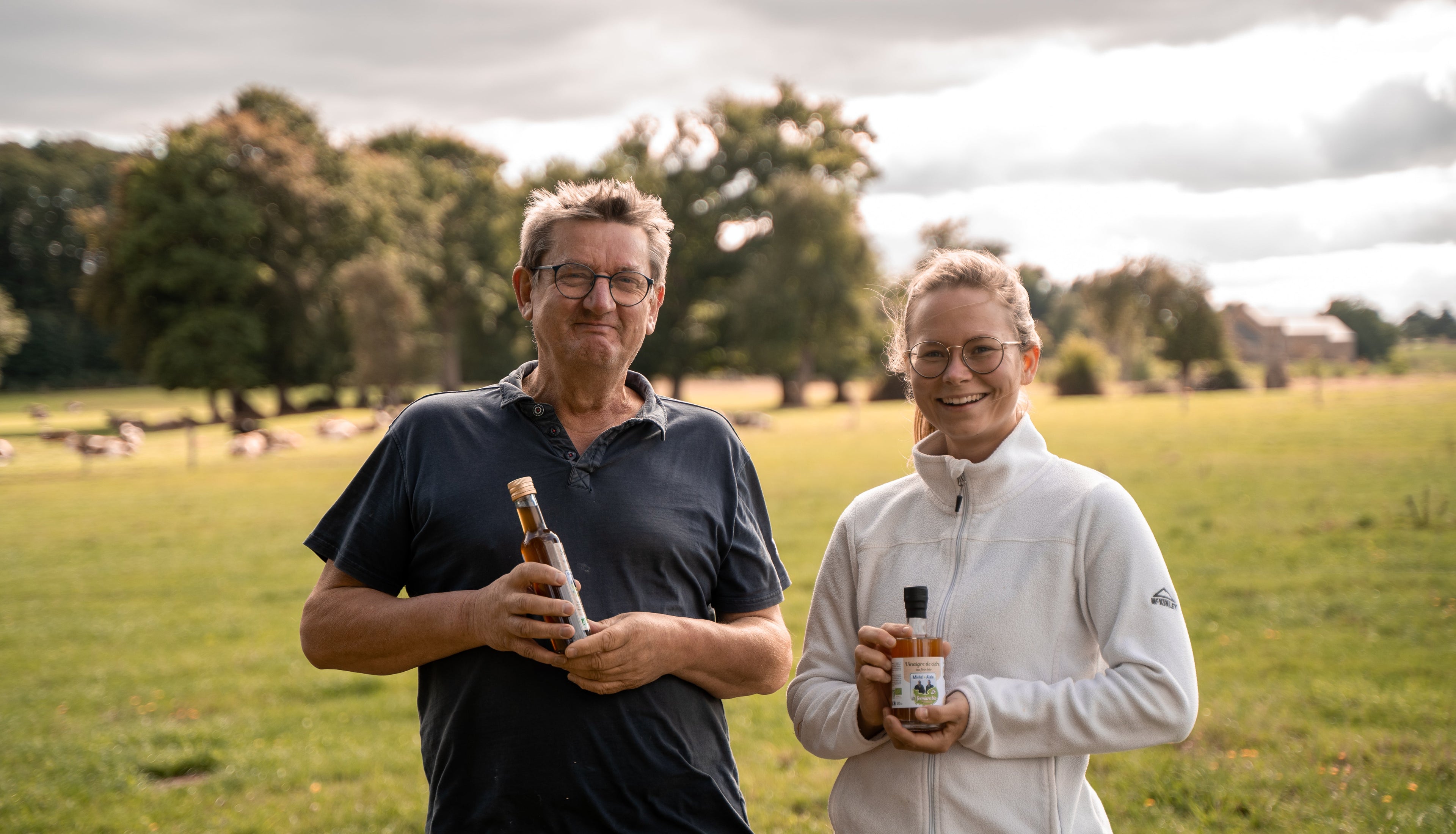 Alan et Lauranne a la Ferme