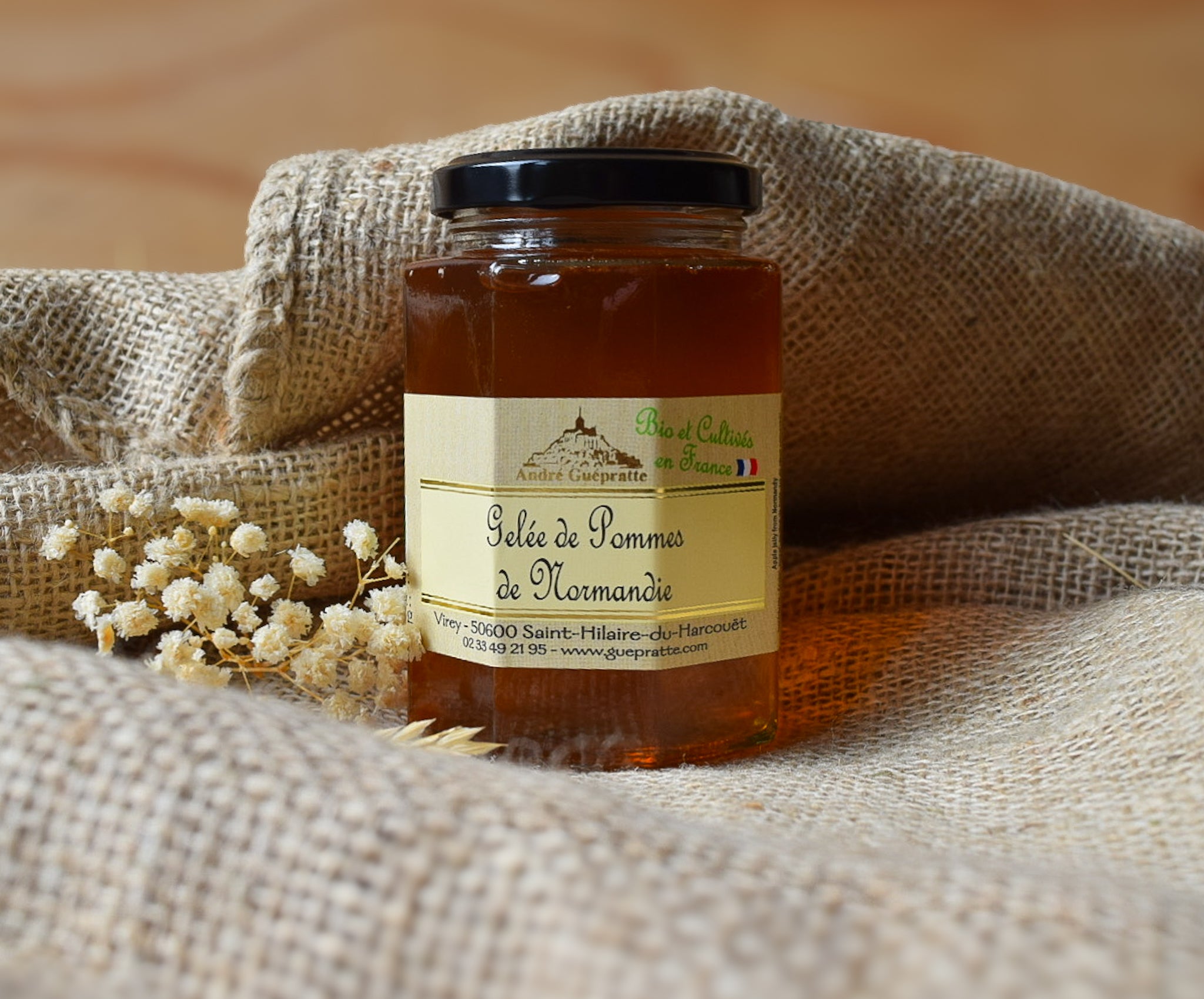 Gelée de pommes de Normandie Bio - 330g