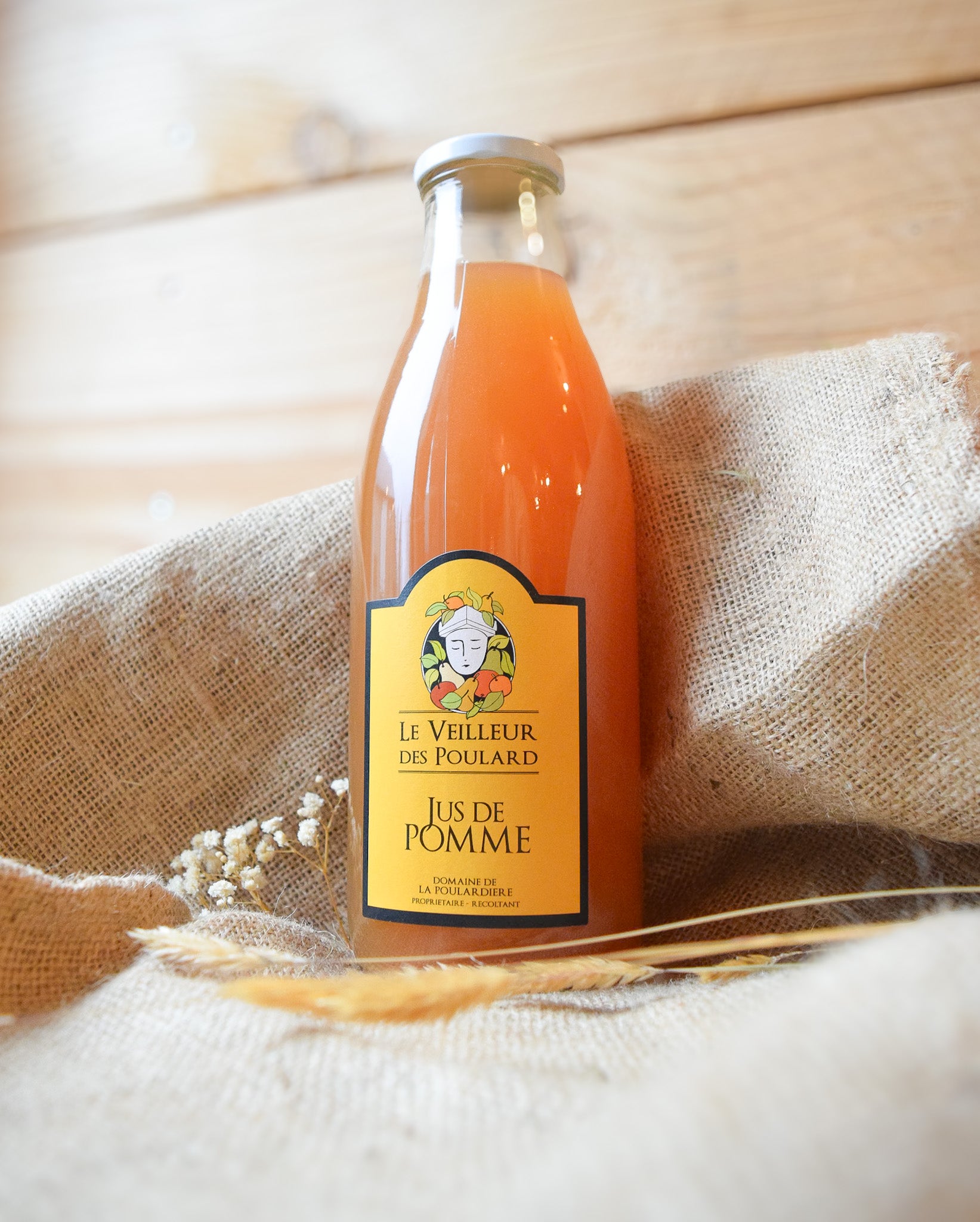 Jus de Pomme Bio 1L - Domaine la Poulardière