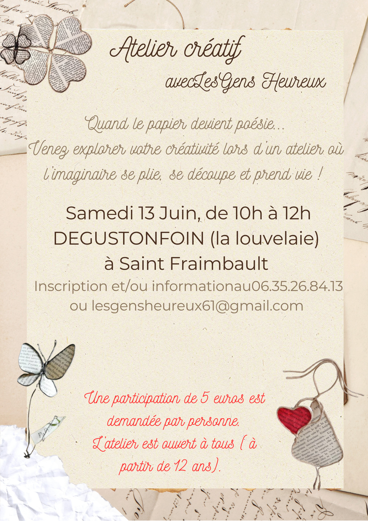 Atelier lecture - Samedi 13 Juin