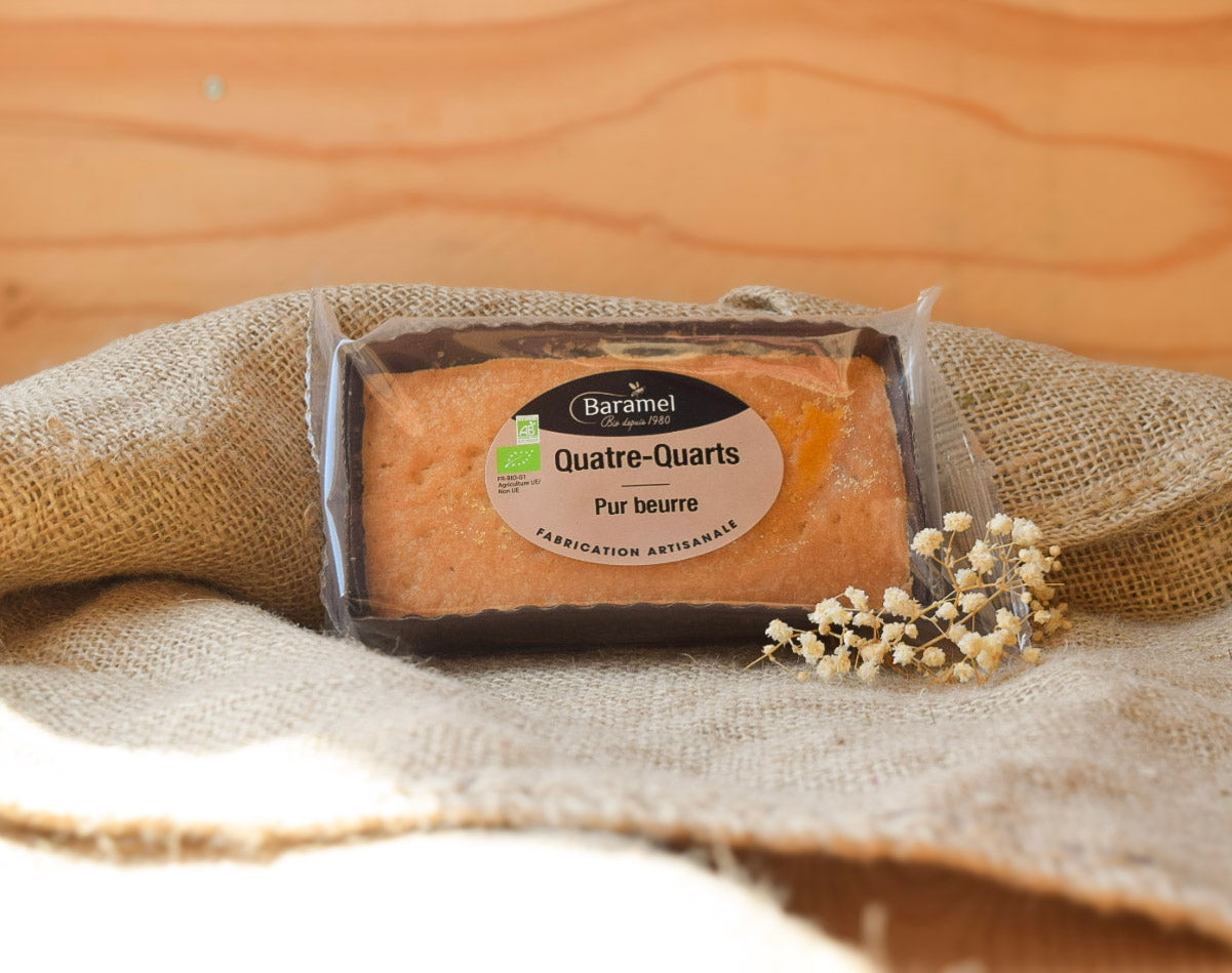 Quatre-quarts pur beurre Bio - 200g