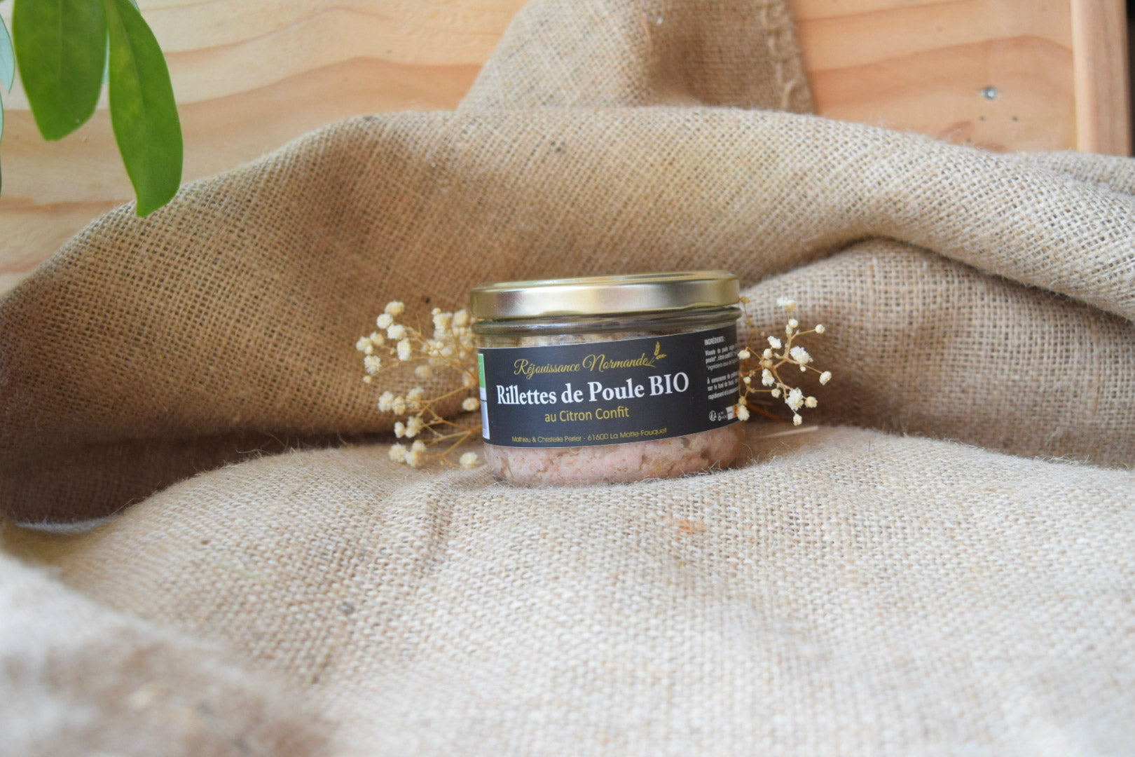 Rillettes de poule au citron confit – Réjouissance Normande