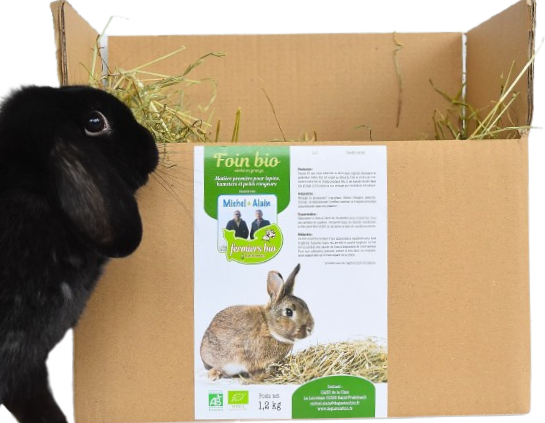 Foin Bio de Normandie en carton